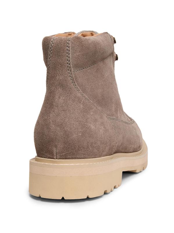 #3: أحذية من جلد الغزال - رمادي بني