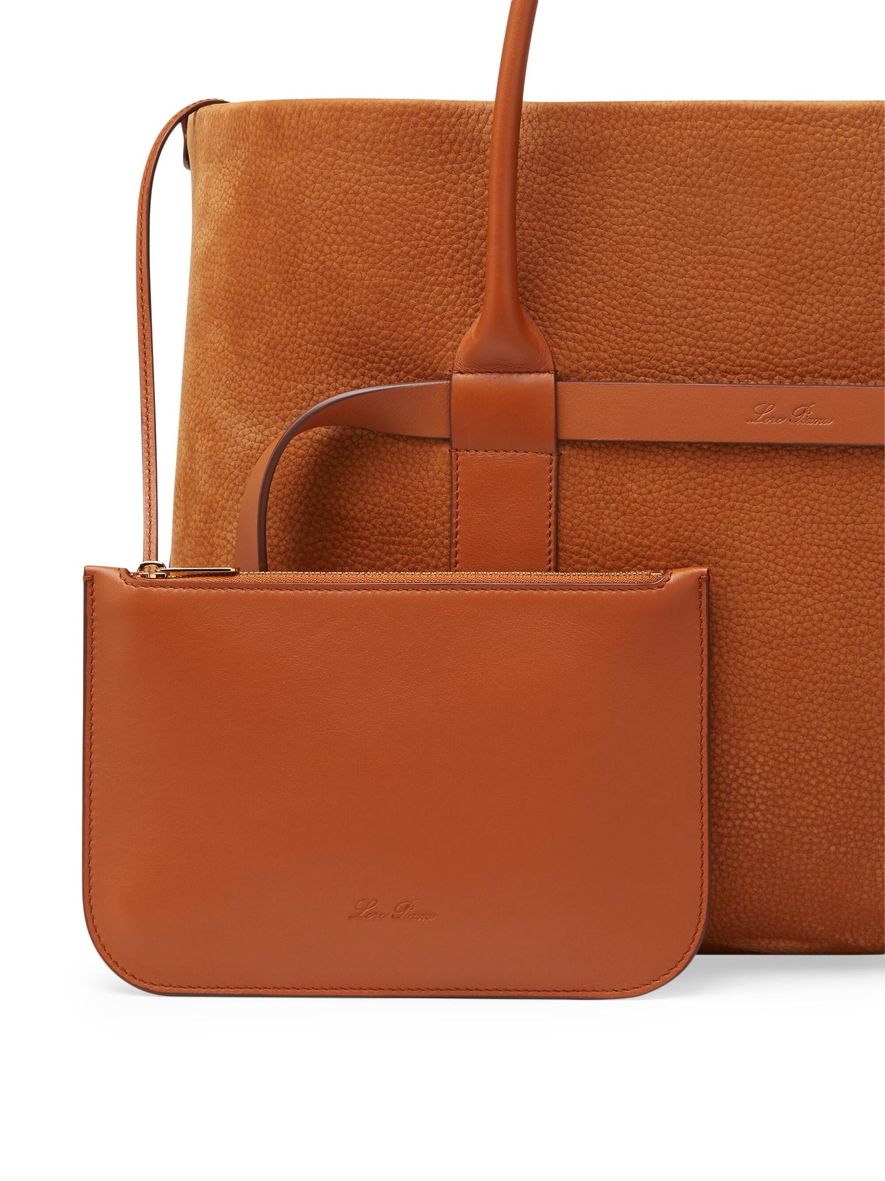 【Loro Piana】エレガント♪ギエラ ラージレザーショッパー Loro Piana - ラージ ギエラ グレイン レザー ショッパー トート