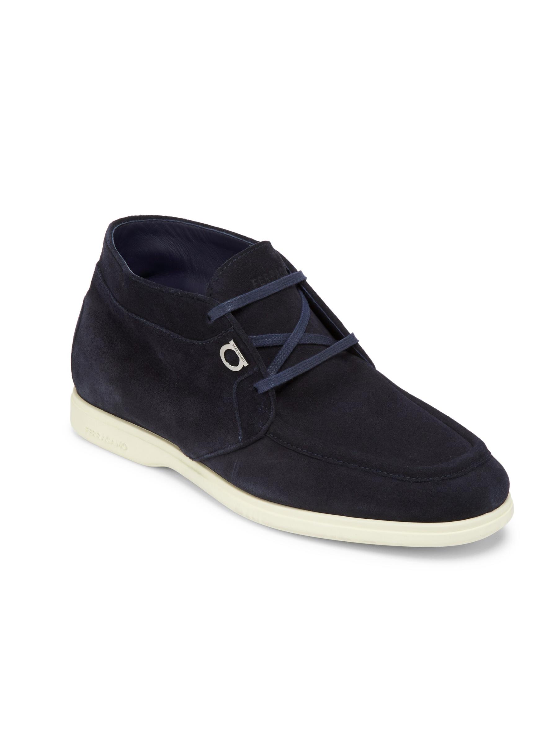 ferragamo suede boots