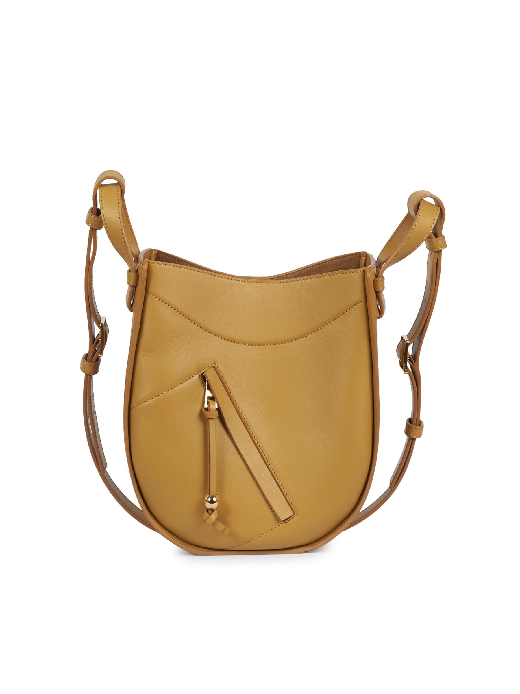 Loewe - ハンモック・スライス・レザー ホーボーバッグ を