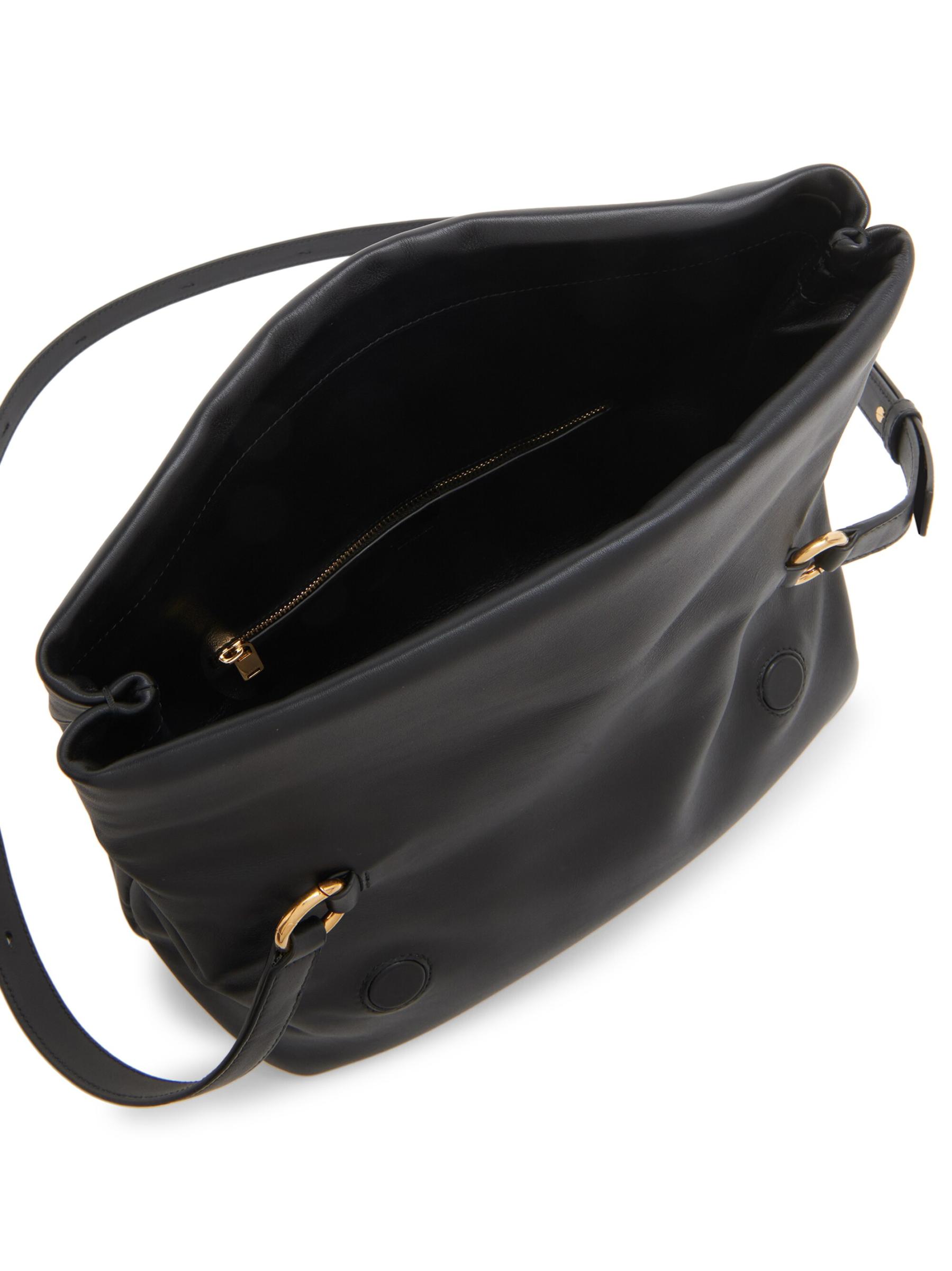 VIP☆JIL SANDER ロールアップ レザーアップ ショルダーバッグ Jil Sander - ロールアップ・レザー・クロスボディバッグ を