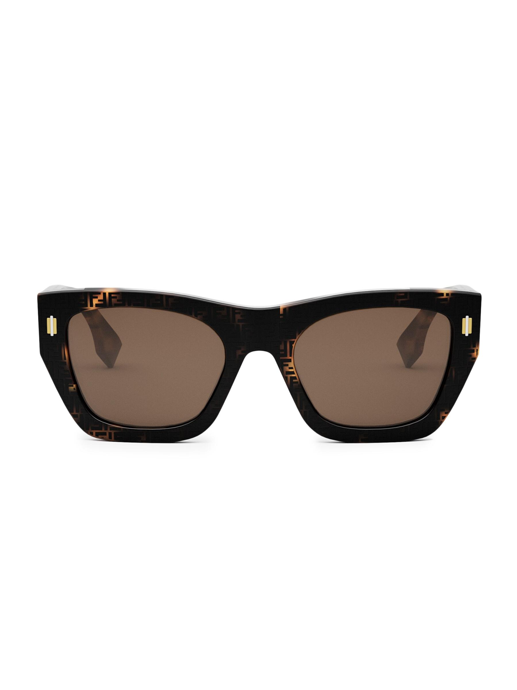 【関税込み】Fendi ブラウン 'Fendi Roma' サングラス Fendi Roma ファブリック ブラウン | Fendi