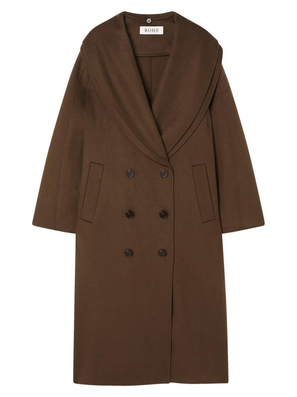 Shop Róhe - Double-Faced Wool Scarf Coat | Saks Fifth Avenue