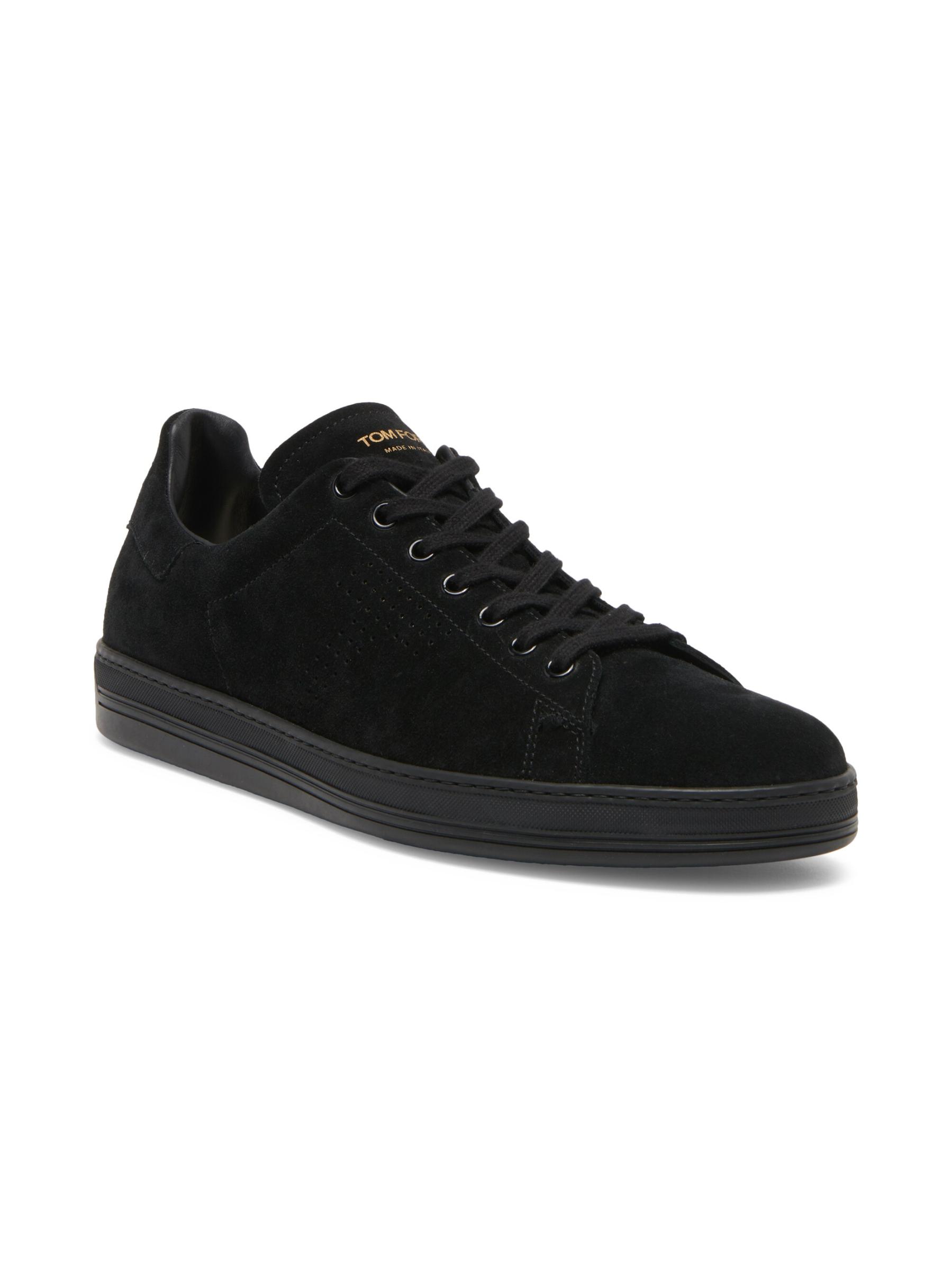 【関税&送料込】Tom Ford Suede Low-Top Sneakers Shop Tom Ford - Suede Leather Low-Top Sneakers | Saks Fifth