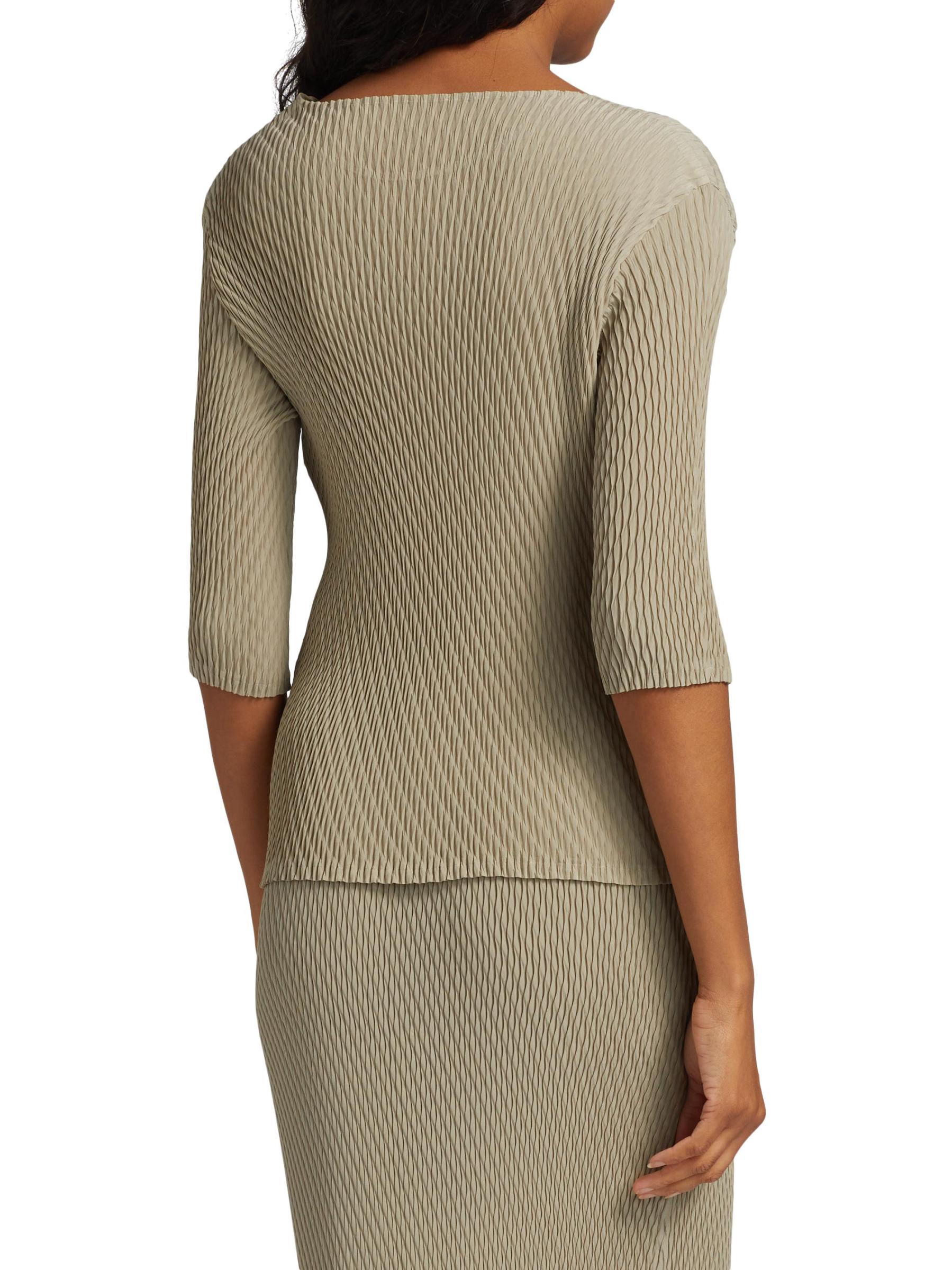 Shop Issey Miyake - Rhombus Pleats Top | Saks Fifth Avenue Mexico