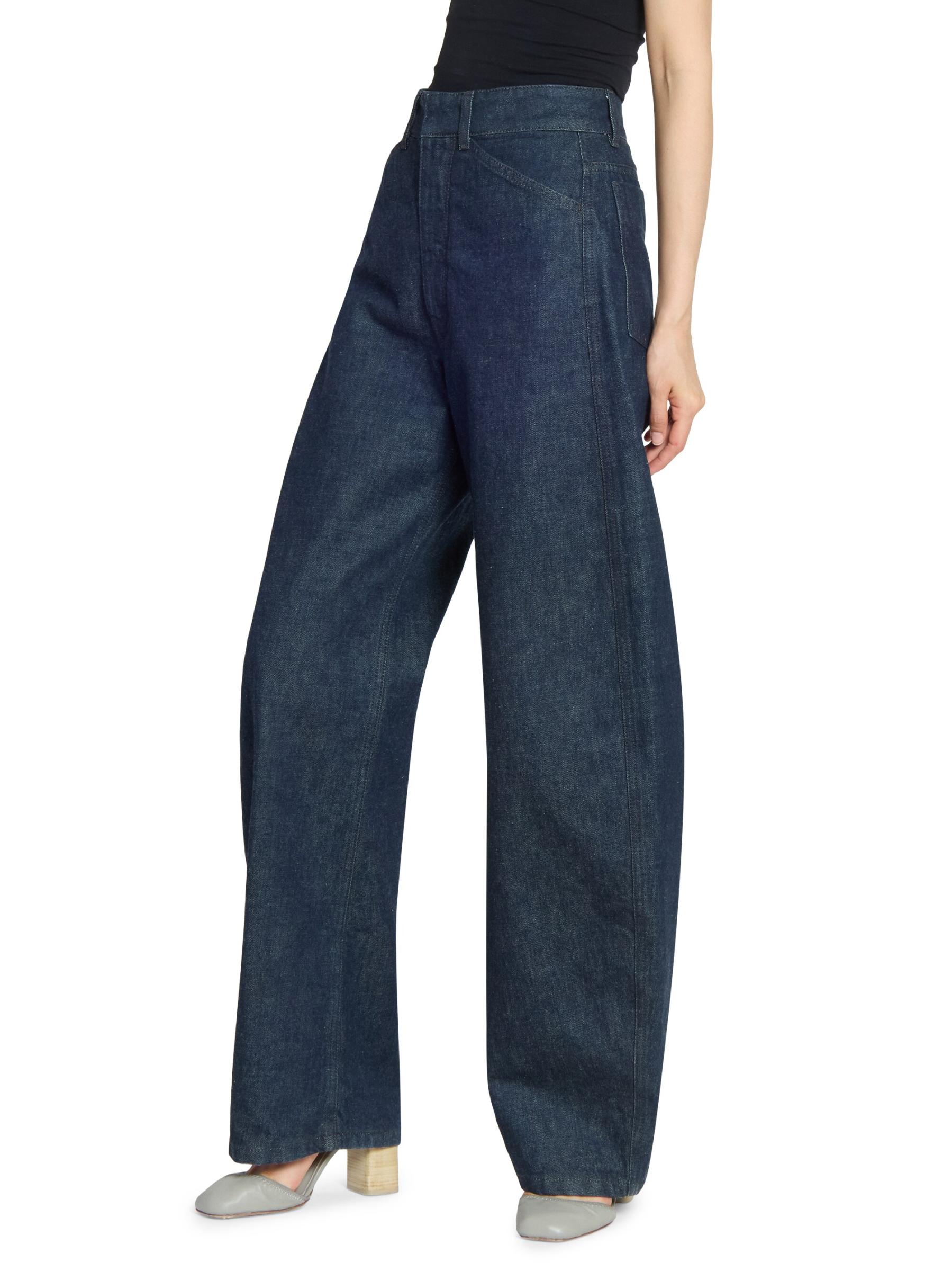 在庫処分セール テ Lemaire Saks | をオンライン購入 ハイライズカーブジーンズ - パンツ