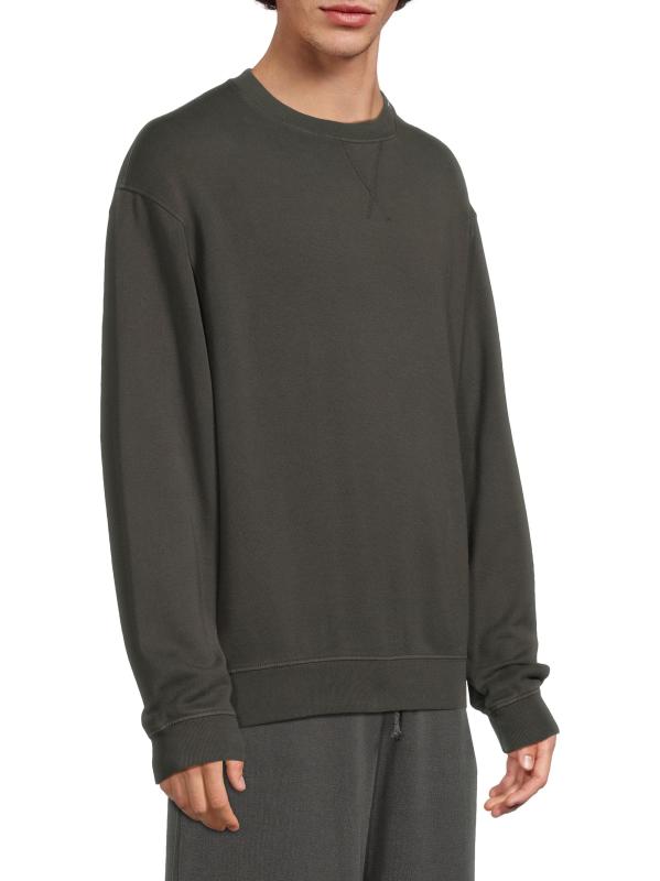 #3: سويت شيرت يومي من القطن والكشمير - فحم