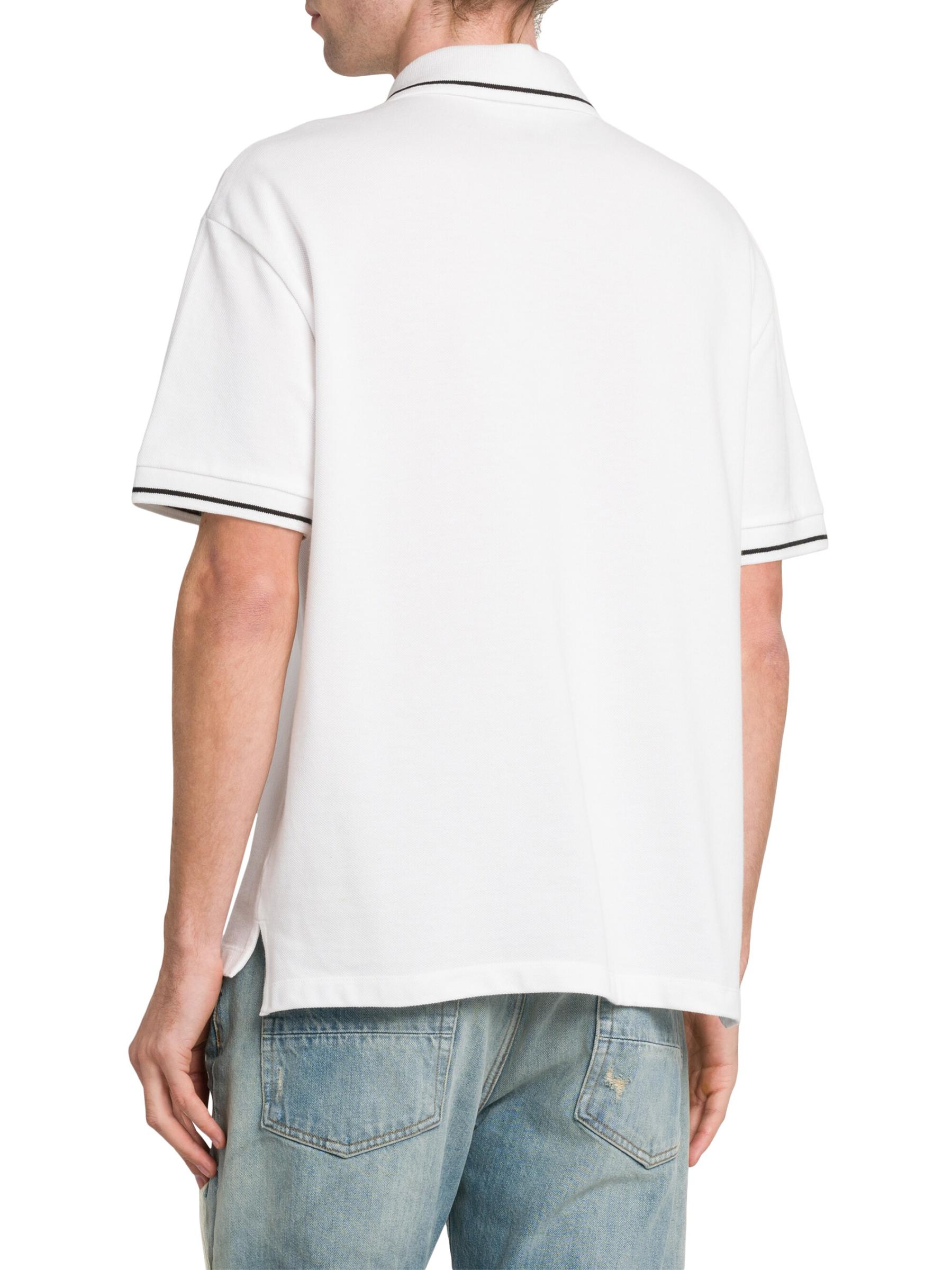 AMIRI ロゴ コットン ポロシャツ Amiri - ロゴ入りコットンポロシャツ をオンライン購入 | Saks