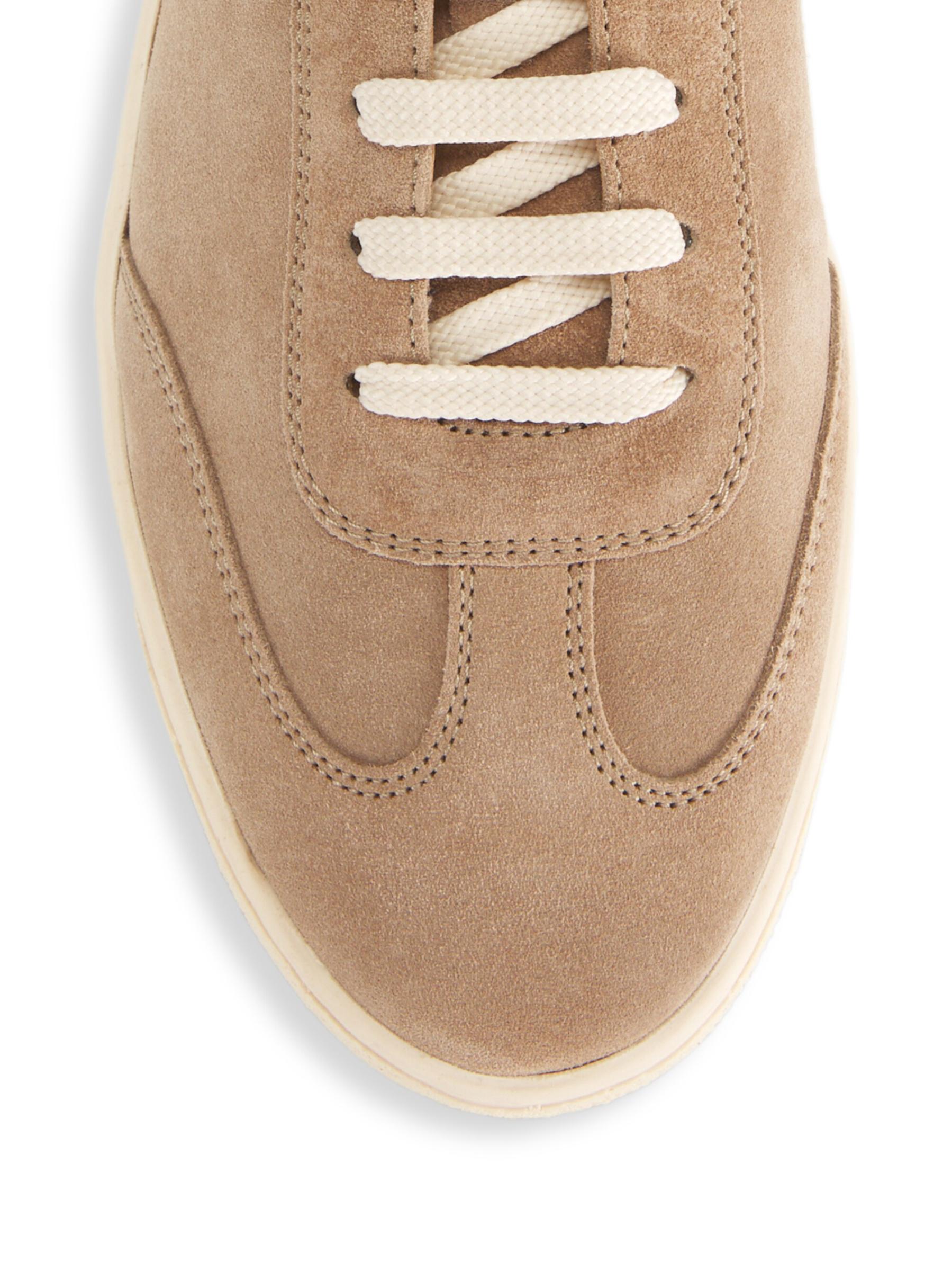 Brunello Cucinelli - スエードロートップスニーカー を