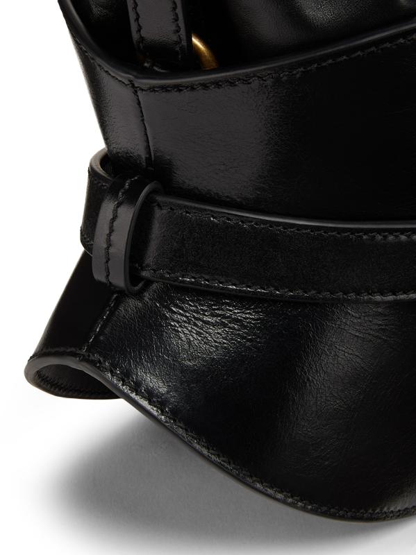 ★関税込★ BALMAIN ラフィア mini Shuffle 2WAYバッグ Shuffle Mini bag in leather - Women | BALMAIN