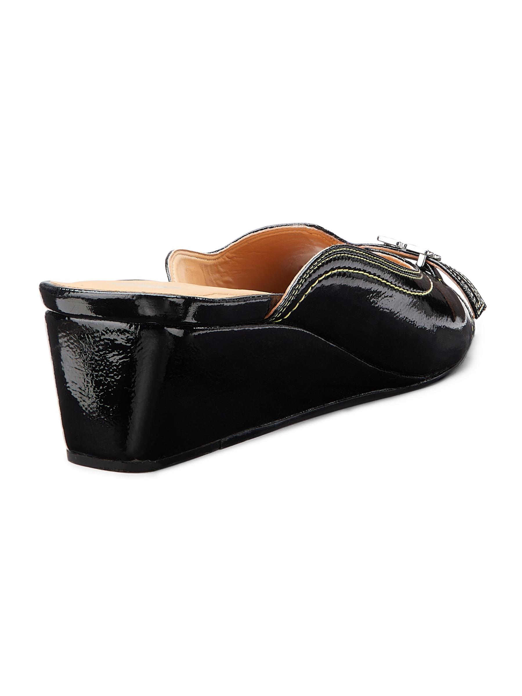 Shop GANNI - Butterfly Wedge Mule Sandals | Saks Fifth