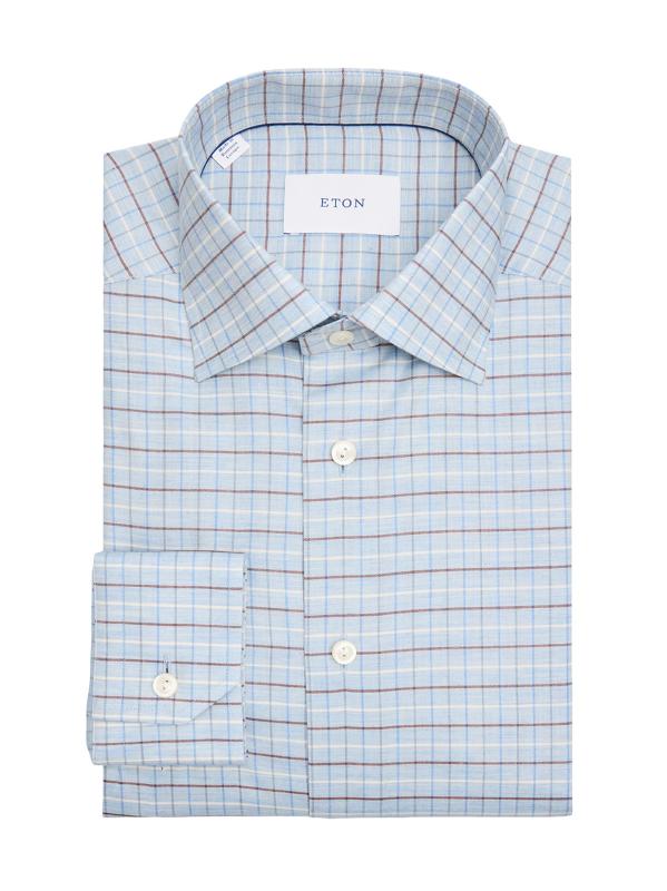 قميص عصري مناسب بنقشة المربعات