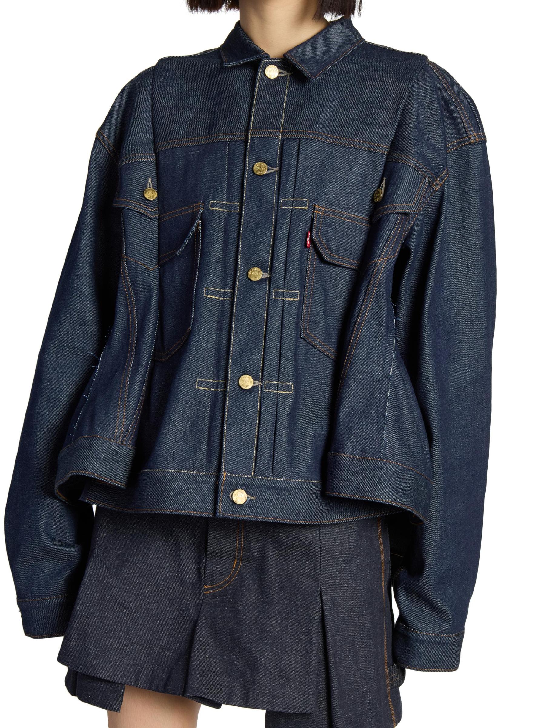 Shop Sacai - Levi's X Sacai Denim Jacket | Saks Fifth Avenue