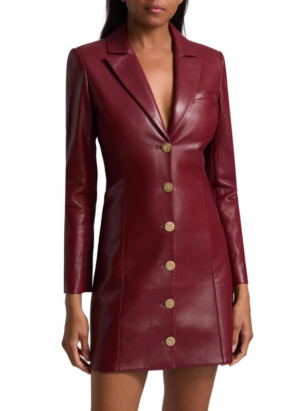 #2: فستان قصير من الجلد الصناعي من Michelle - أوكسبلود