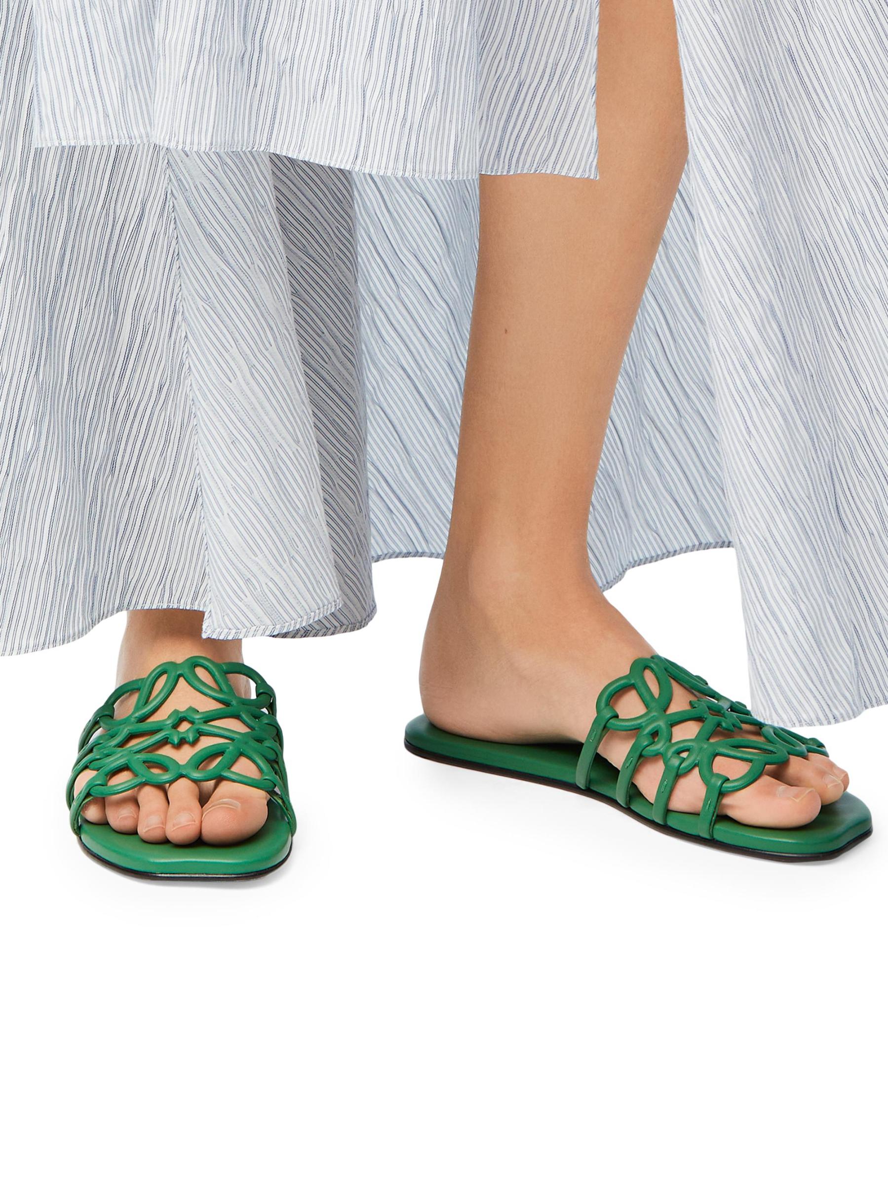 Shop Loewe - LOEWE x Paula's Ibiza Petal Anagram Leather