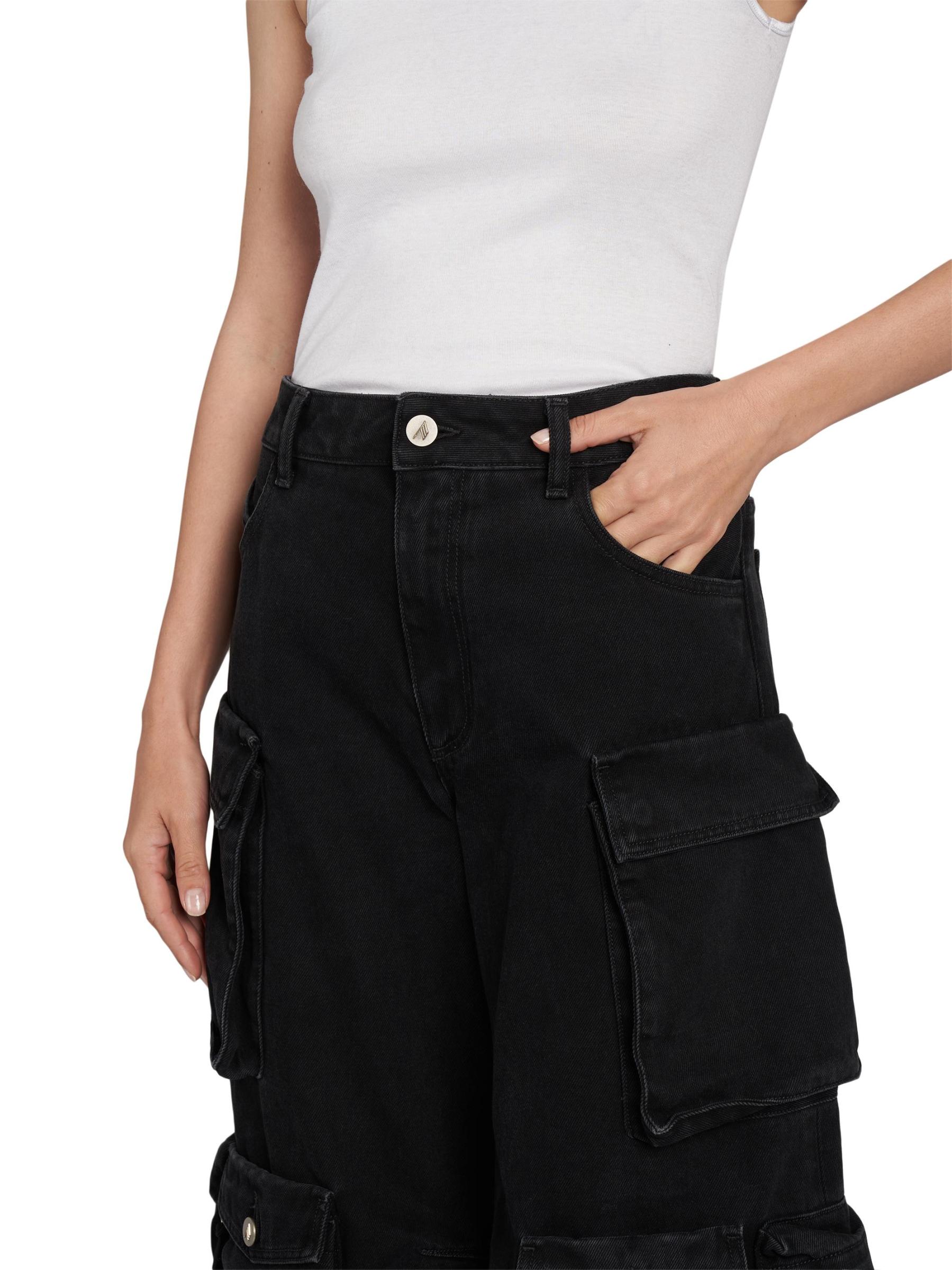 Shop The Attico - Denim Cargo Pants | Saks Fifth Avenue Saks Fifth