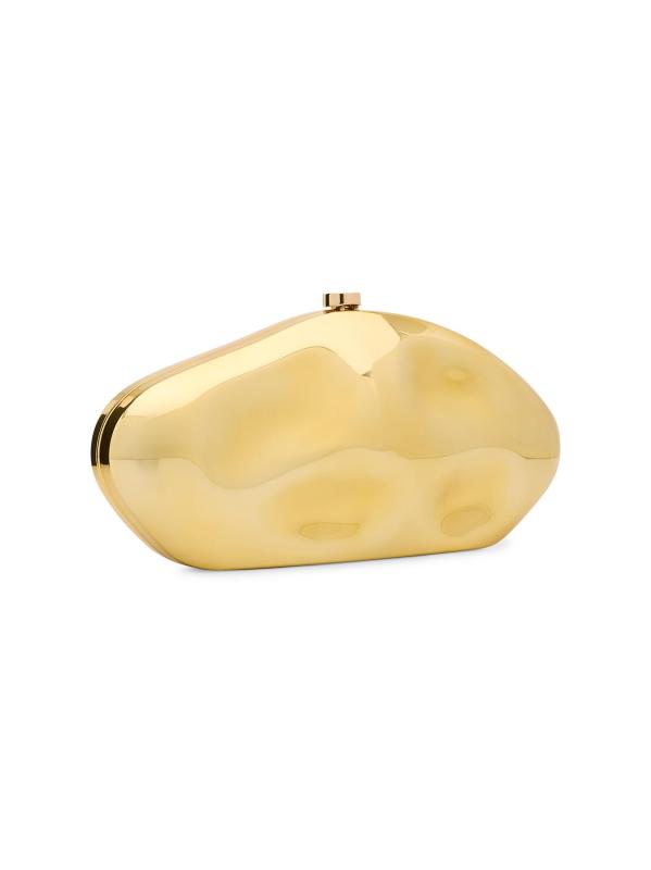 #6: Caldera Metallic Clutch Bag - GOLD