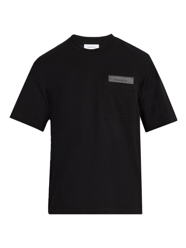 Cotton Logo-Patch T-Shirt