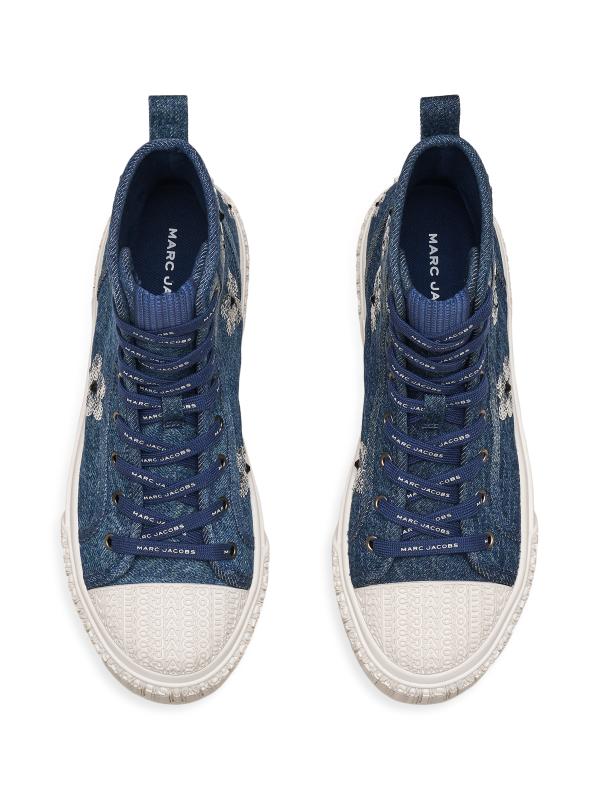 Marc Jacobs スパンコール デニムスニーカー Marc Jacobs - スパンコール・デニム・ハイトップ・スニーカー