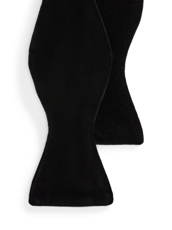 #4: ربطة عنق مخملية - أسود