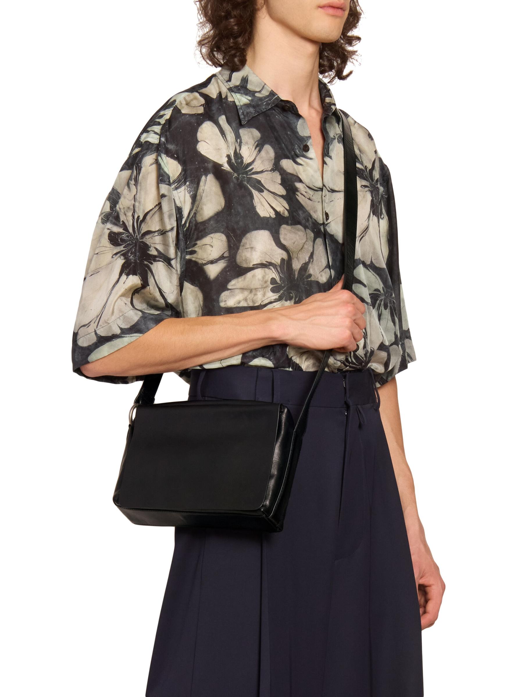 Dries Van Noten - スモールレザーカメラクロスボディバッグ を