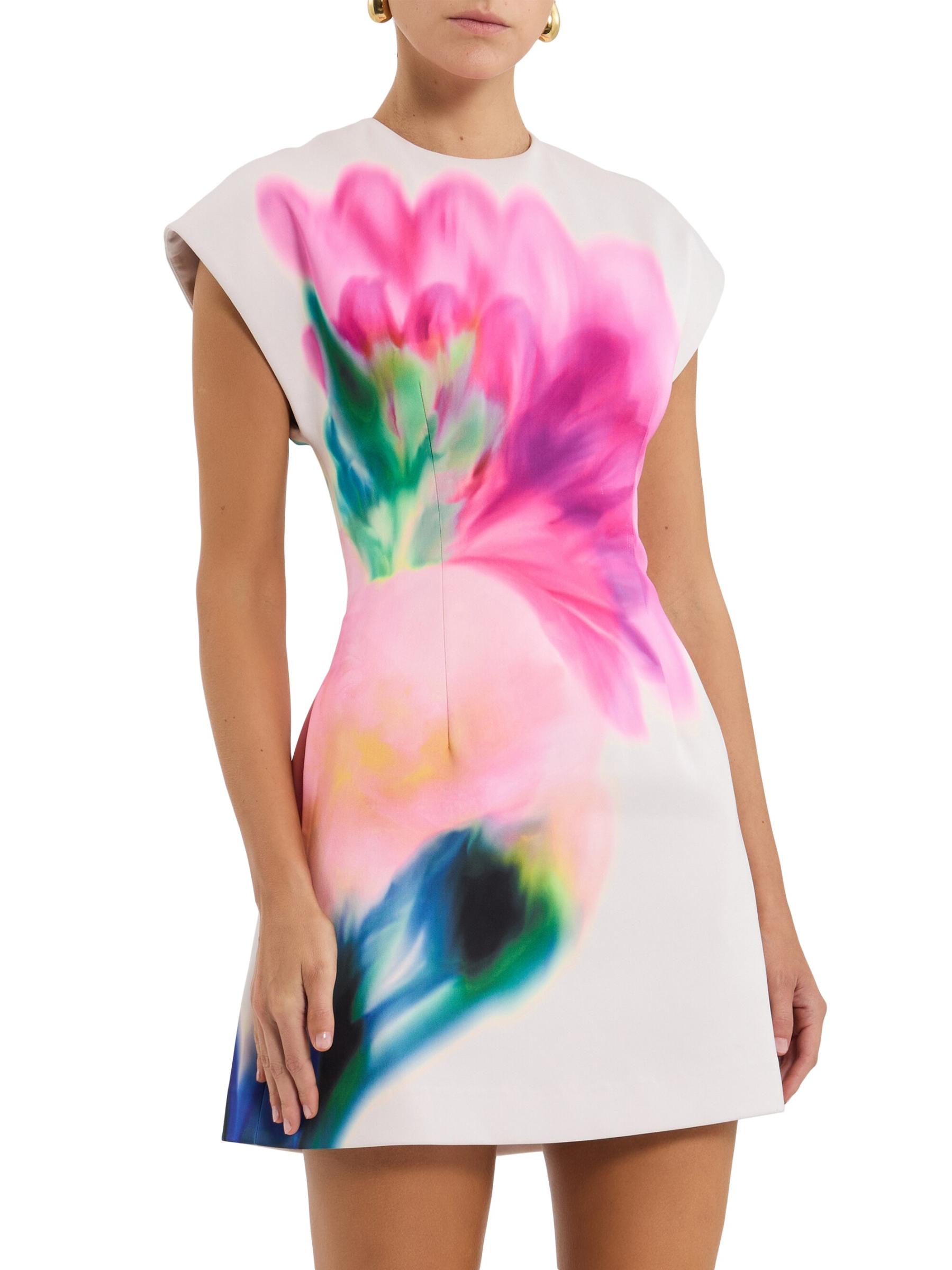 Shop Rebecca Vallance - Dahlia Blossom Floral Cap-Sleeve