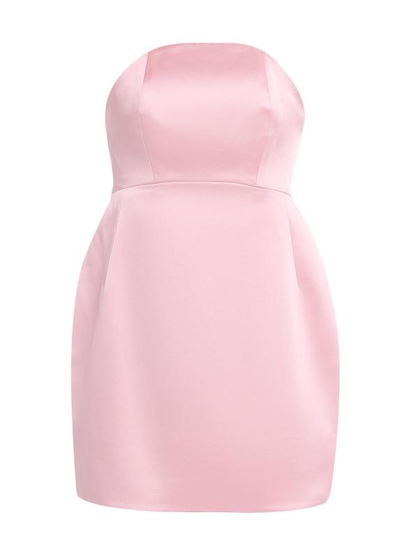 Jaxon Satin Strapless Minidress