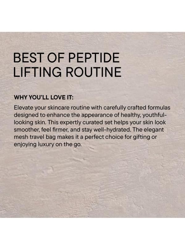 #6: أفضل روتين لرفع الببتيد المكون من 3 قطع - NO COLOR