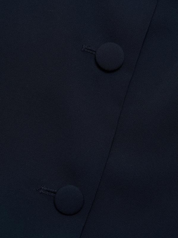 #6: فستان قصير قصير قصير بصدر مزدوج من Alaya - القوات البحرية