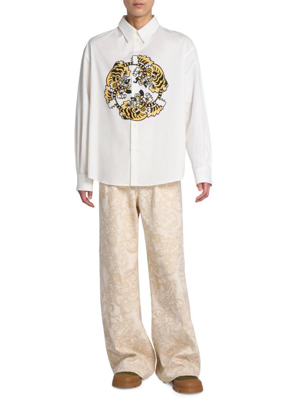 Shop KENZO - Kenzo Verdy Market Tiger Cotton Shirt | Saks