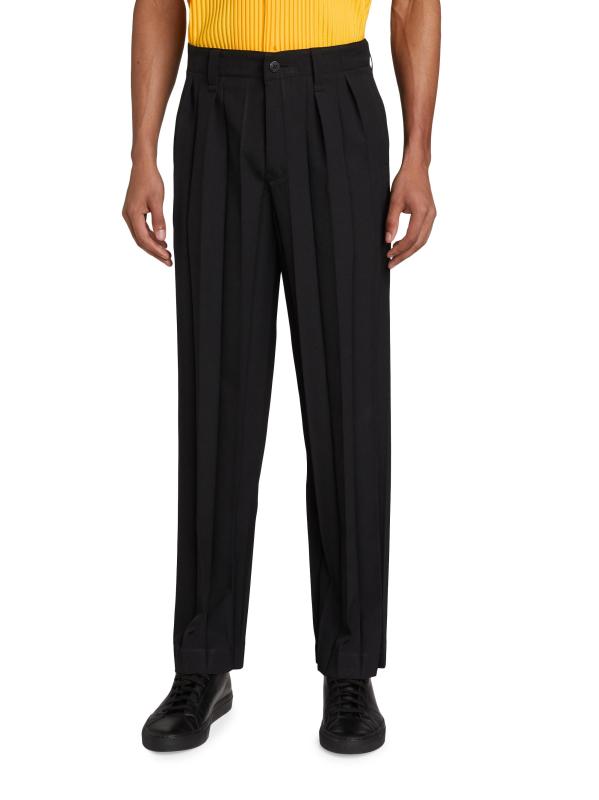 Shop Homme Plissé Issey Miyake - Edge Ensemble Pleated Trousers