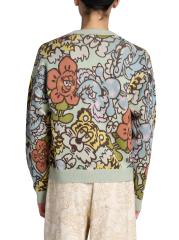 KENZO グリーン カーディガン Vネック KENZO グリーン カーディガン Vネック