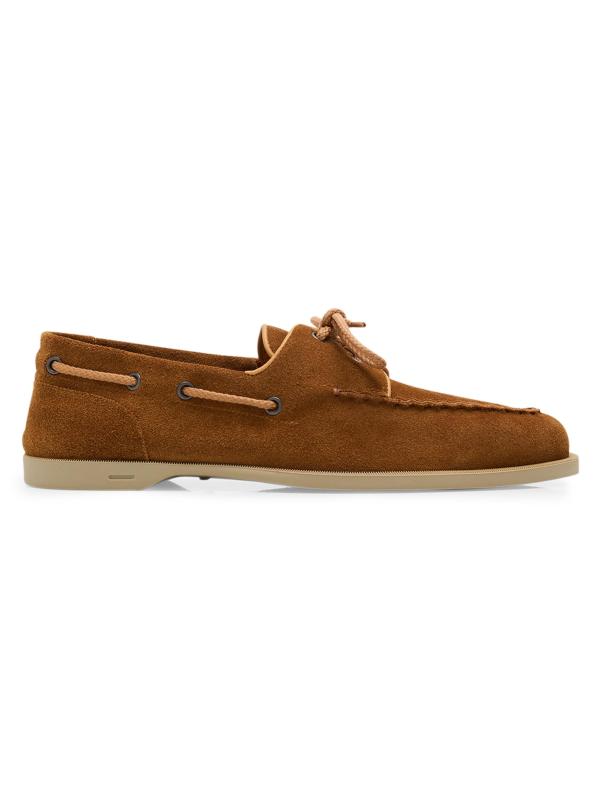 Foil Suede Boat Shoes