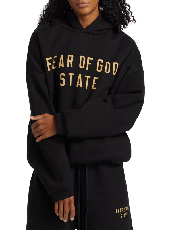 Fear of God Essentials - ロゴ入りフリースパーカー を