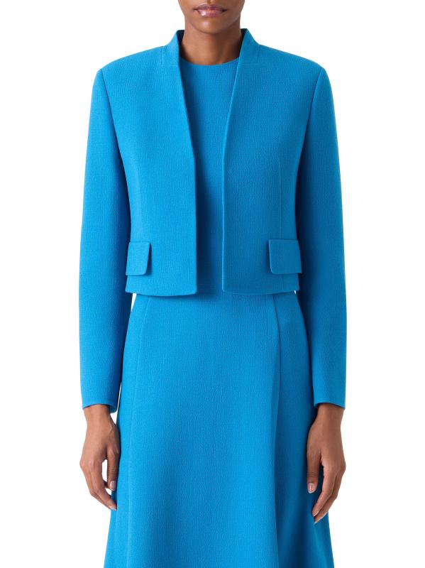 #2: جاكيت هيلينا المصنوع من الصوف بكريب ذو وجهين - توايلايت