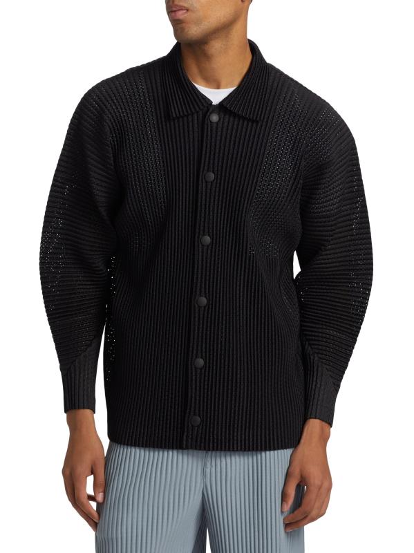 Shop Homme Plissé Issey Miyake - Outer Mesh Jacket | Saks