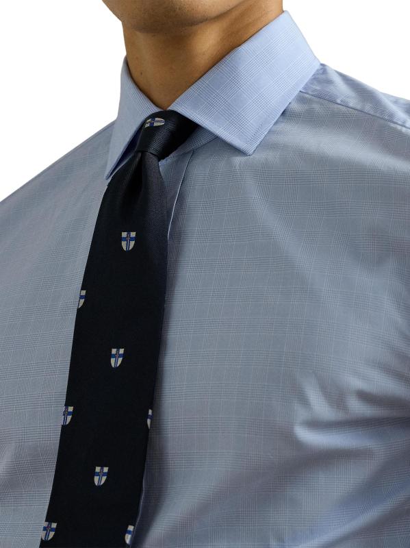 #4: قميص أستون كوتون - أزرق