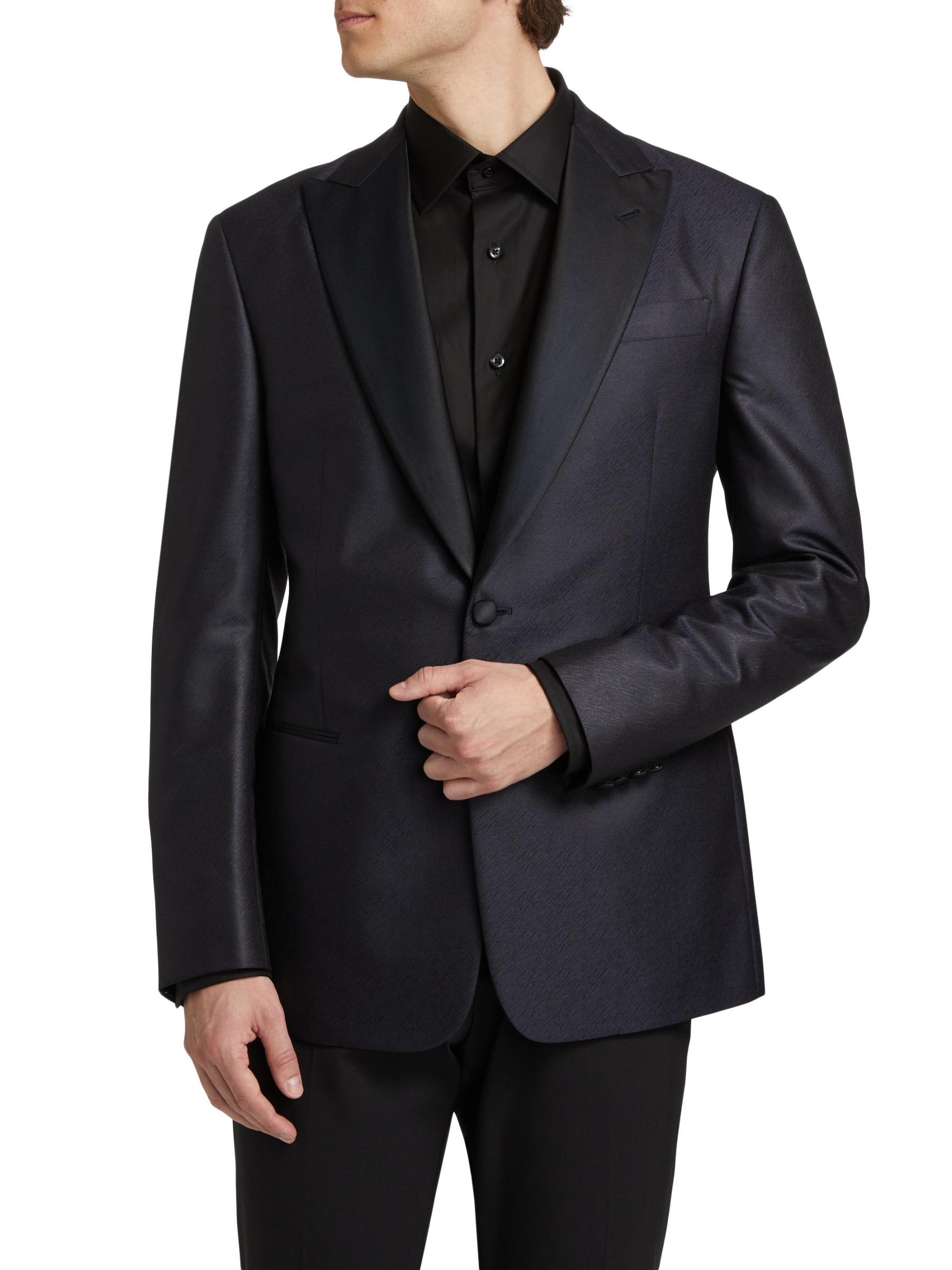 GIORGIO ARMANI ジョルジオアルマーニ ブラックレーベル ジャケット GIORGIO ARMANI（ジョルジオアルマーニ）テーラードジャケット 黒