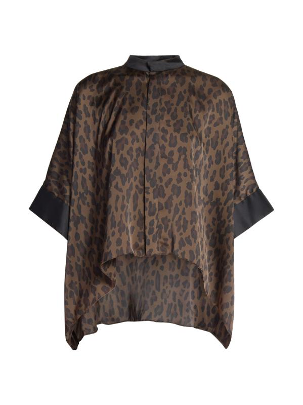 Shop Sacai - Leopard Print Shirt | Saks Fifth Avenue Mexico