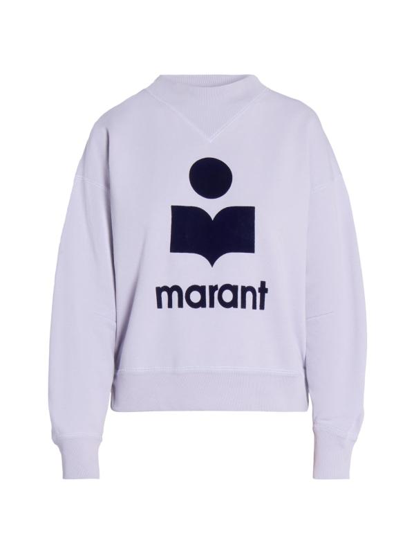 سويت شيرت من مزيج القطن بشعار Moby