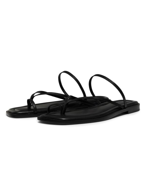 Shop A.Emery - Turner Leather Slide Sandals | Saks Fifth