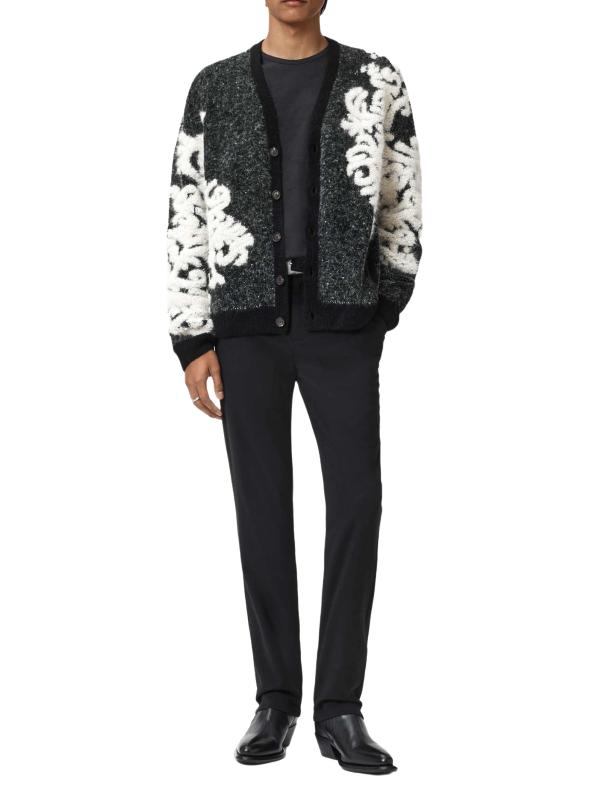 #7: كارديجان لا مورا فيليجري - أسود + أبيض