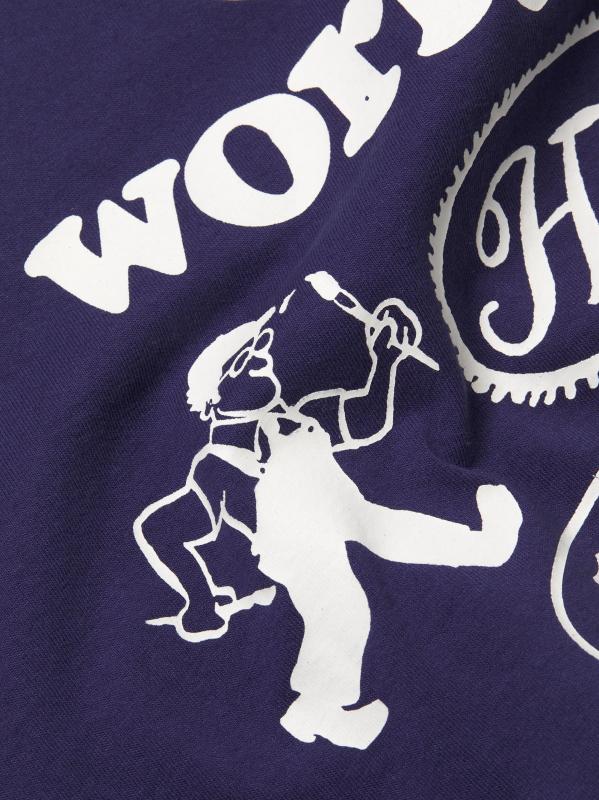 #5: تي شيرت قطني كبير الحجم بشعار ورشة العمل - القوات البحرية