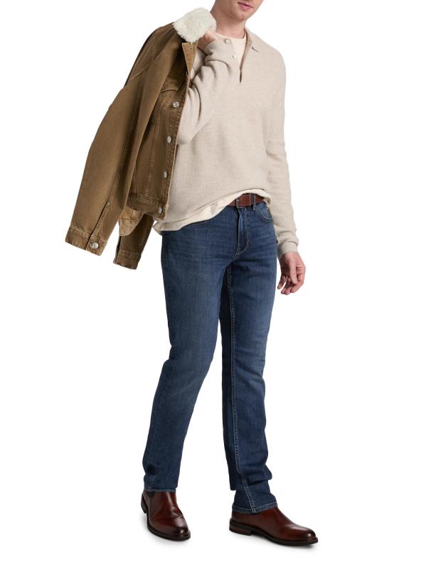 #7: سترة بولو Selwyn من مزيج القطن - قماش