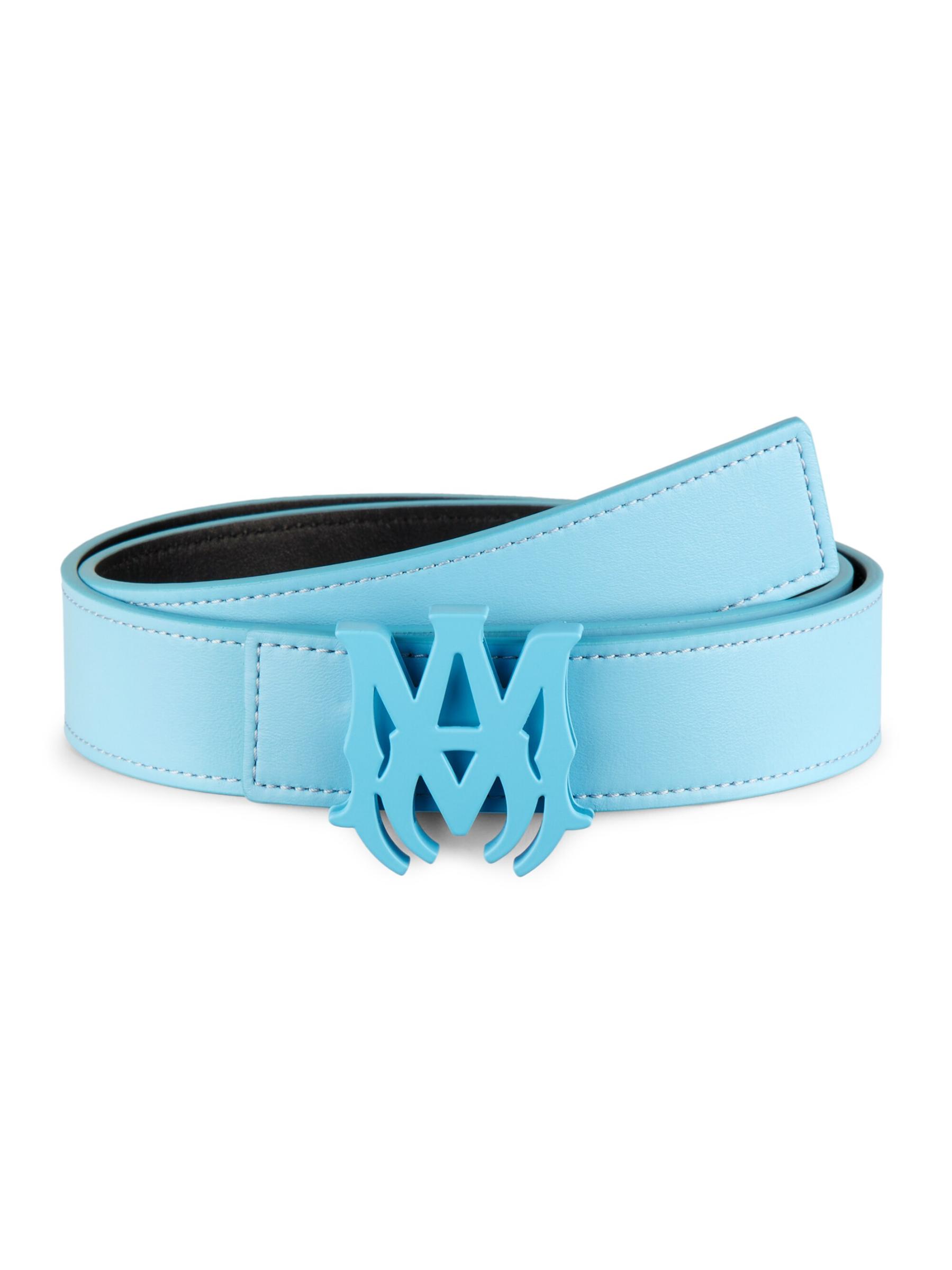 Shop Amiri - MA Buckle Leather Reversible Belt | Saks Fifth