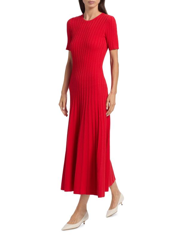 #7: سترة بأكمام قصيرة مزينة بطرز كابلي - بابايا