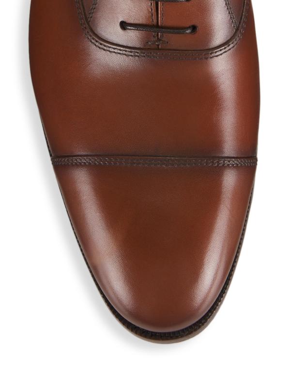 #4: أحذية أوكسفورد الجلدية من داكستون - أسمر