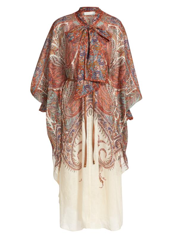 送料関税込★ZIMMERMANN★ドーンニング リネン＆シルク ドレス Zimmermann | Saks Fifth Avenue Saks Fifth Avenue Japan