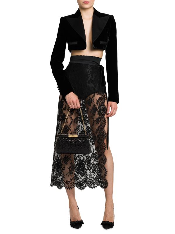 #2: حقيبة مارلين متوسطة الحجم مزيّنة بالترتر - أسود