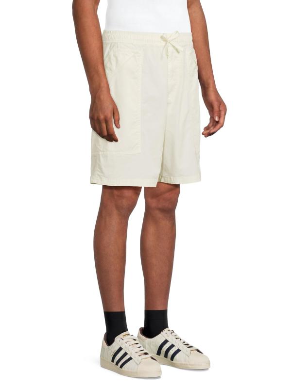 #3: شورت برباط من القطن القابل للتمدد - عاجيي